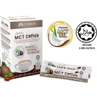 HALAL ZINNIA MCT Coffee 1 x 20g x 14 sachets (Premix Coffee with MCT Lipid Powder & Stevia Extract)