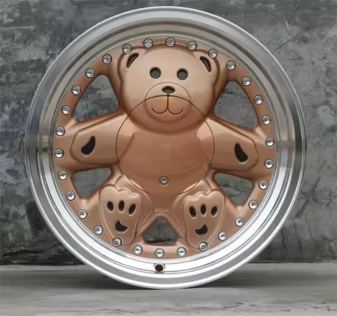 Customized Bear Style Casting Rims All Sorts of Color Rims Wheels 14 15 16 17 Inch Car Alloy Wheels 