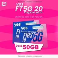 SIMKAD YES PREPAID FT5G HIGH SPEEDS 50GB