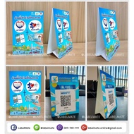 A4 Size Label Project We Win Half Each M. 33 Love Together State Welfare Card.