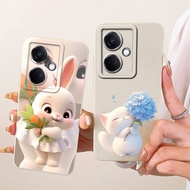Shockproof Case For OnePlus Nord CE3 Casing CPH2569 New Creative Rabbit Cat Cartoon Soft Silicone Co