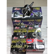 Y125ZR IKK RACING SUPER TURBO CRANKSHAFT JET UP (1mm) DIAMETER (92.8/93.5mm) FORGED ROD 110L COMBO S