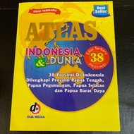 Big Atlas 24x31cm Atlas latest edition 38 Indonesian and world provinces