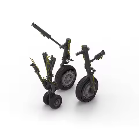 Yao's Studio LY707 1/32 1/48 1/72 1/144 Model Upgrade Parts Mirage 2000C/B/D/N Landing Gear For KINE