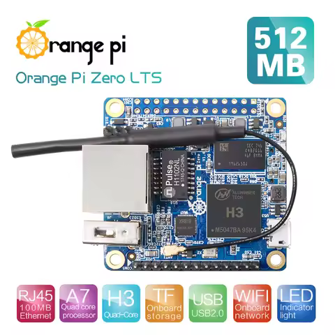 Orange Pi Zero LTS 512MB H3 Quad-Core,Open-Source Single Board Computer, Run Android 4.4, Ubuntu, De
