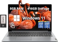 Lenovo IdeaPad 1i 15.6" FHD Touchscreen Laptop, Intel i3-1215U, 8GB RAM, 416GB Storage(256GB SSD+160