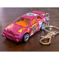 GANTUNGAN Keychain Hot wheels FORD ESCORT Custom Keychain