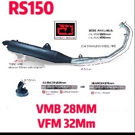 RS150 CJ IPOH Exhaust Pipe VMB 28MM / VFM 32MM /