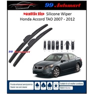 Honda Accord TAO 2007 2008 2009 2010 2011 2012 OEM MULTICLIP SILICONE WIPER SIZE-18''+28''