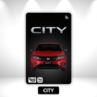 Honda City - Sticker TNG NFC Card Skincard Cover Honda City by Sticko Animation Touch n Go