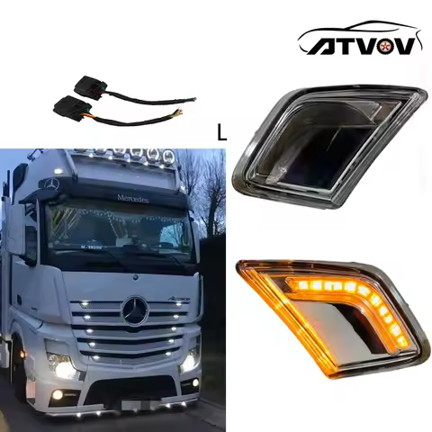 ATVOV 1 Piece LH RH 9608201421 9608201521 Truck LED Side Marker Lamp Corner Light Turn Signal Lamp F