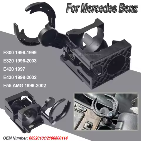 For Mercedes W210 Car Center Console Water Cup Holder Drink Stand Beverage holder For Mercedes Benz 