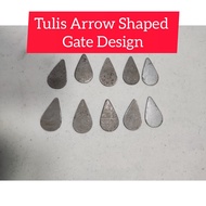 Tulis Arrow Shape Gate Design Gate Accessories Sold by 5 pcs and 10 pcs