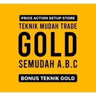 Teknik mudah trade GOLD / XAUUSD Handphone dan PC