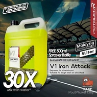 【Pout Mall】V1 Iron Attack | Degreaser | Prewash | Chain Cleaner | Cuci Rantai | Alkaline Degreaser |