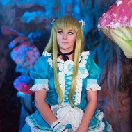 Code Geass CC Alice in Wonderland Halloween cosplay costume IN STOCK