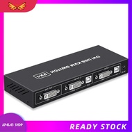 [ap4l43.] DVI KVM Switch 2-In-1 4K Two Computers Shared USB Keyboard Mouse Print Monitor Multi-Funct
