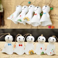Lonceng Angin Hiasan Gantungan Boneka Sunny Bahan Keramik