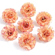 1pc Rose Artificial Flowers Heads 4.5cm Fake Flowers For Wedding Party Decoration Home Decor DIY Cra