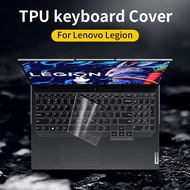Lenovo แผ่นครอบแป้นพิมพ์2023 Legion Pro 7/5 2022 2021 Legion 5/5คีย์บอร์ดโปรอุปกรณ์ป้องกันฟิล์มใสกันน้ำกันฝุ่นวัสดุ TPU