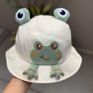Baby hat (6 months - 4 years old), beautiful soft and fashionable Baby Frog children's hat (Real pho