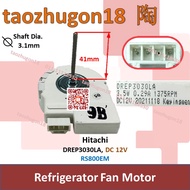 Hitachi DREP3030LA DC 12V Fridge Refrigerator Peti Sejuk Fan Motor RS800EM