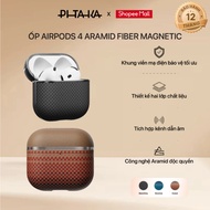 [AirPods 4] Pitaka Aramid Fiber Magnetic case protects headphones against scratches AirPods 4 case