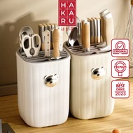 HAKUDAKARUKUKUFUJIKO Transparent Spoon Cutlery Organizer Minimalist Fork Organizer Chopstick Rack Cu