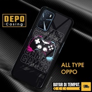 Case Oppo A16 Casing Depo game Glossy Aesthetic Custom Anime Hp Keren