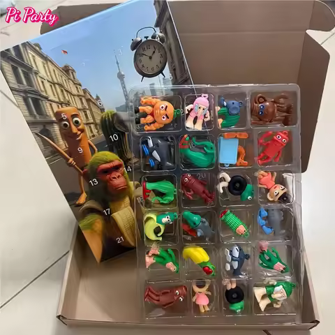 New Tralalelo Tralala Tungtungtung Sahur 24 Days Advent Calendar Monsters Figurine Advent Calendar C