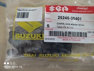 โซ่สตาร์ท suzuki Rc100, สปรินเตอร์, คริสตัล, สวิง, royal สามารถใช้ร่วมกันได้ 26240-35401 เกรด a👍👍