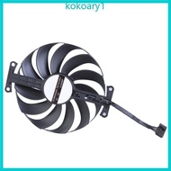 KOKO 1PC 95mm Graphics Card Cooling VGA Fan FDC10U12D9-C 6Pin 12V Coolers Fan for GTX1650 PHGTX1650-