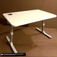 白色小枱  (可調節茶几/  desk/桌子ikea homeless style )