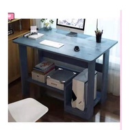 MULTI-FUNCTION DESKTOP COMPUTER TABLE/STUDY TABLE *BIG SIZE* SPACE SAVER 2 LAYERS WOODEN TABLE