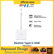 Realme Type-C HUB - USB 3.2 Gen1 & HDMI1.4 Dual Ports | Type-C Port - RMW2022