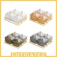 [Cuticate2] Divided Serving Plate Serving Plate Appetizer Serving Tray Tray Dessert Divider