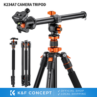 K&f Concept Aluminum tripod portable 2 meters 10 kg load ขาตั้งกล้อง K234A7 BH-28L Extension Arm Kit