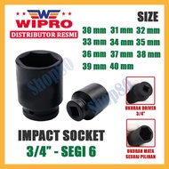 MATA Wipro Impact Socket Socket Wrench 3 Star/ 4 inch 3/ 4" 6 PT Segi 6 30 31 32 33 34 35 36 37 38 3
