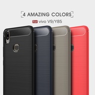 Vivo V9/Y85/Z1/Z1i/Z1 Lite Fashion Carbon Fiber TPU Soft Silicone Phone Case