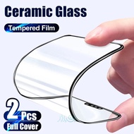 90D Soft Ceramic Glass For iPhone 13 11 12 14 Pro Max Mini Screen Protector For iPhone 14 7 8 Plus X