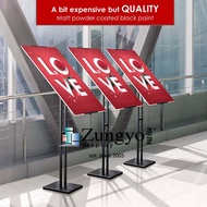Easel Banner Stand with Adjustable Rotating Height Single Side Poster Board Display Stand