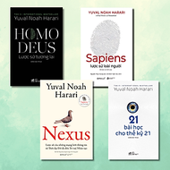Combo Sách Yuval Noah Harari: Sapiens + Nexus + Homo Deus + 21 Bài Học Thế Kỷ 21