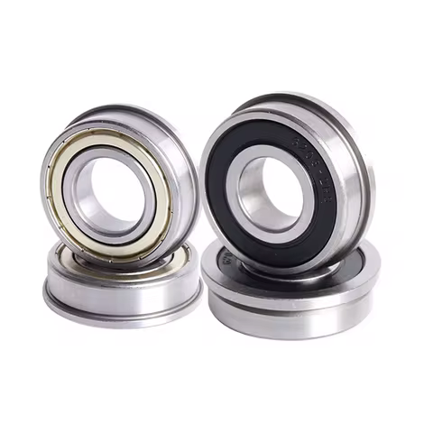 1 PC F623ZZ F624 F625 F626 F627 F628 F629-ZZ. Flange cup micro bearing with flange