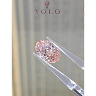 YOLO Lab-grown diamond Oval 4.67ct Fancy Intense Pink--8788968369284