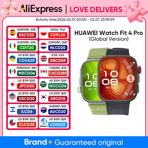 2025 New HUAWEI Watch Fit 4 Pro Smartwatch 1.82 inch AMOLED Display Sapphire Glass ECG Compatible wi