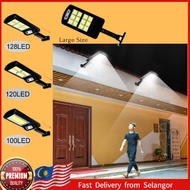 LED Solar Wall Lamp Street Light Outdoor Lighting 3 Modes Remote Control Large 50W 150W 450W