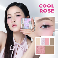 Combo Lemonade Bảng phấn mắt đa năng Lemonade Aesthetic Multi-task Palette 10.8g & Chuốt mi tơi dài 
