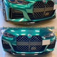 For Bmw G24 G26 M Sport Front Bumper Splitter Lip Spoiler Diffuser 420i 430i M440i i4 M50 4-Door Gra
