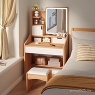 Bedroom Table Modern Dressing Table Bedside Small New Style Dressing 2025 Simple Bedroom Makeup Mirr