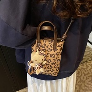 BJ61919 - LEOPARD/COFFEE/BROWN SLING BAG HANDBAG BAG IMPORTED FASHIONWanita LATESTELEGAN BAGSTORE BA